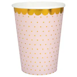 Papkrus Prikker Pink & Guld