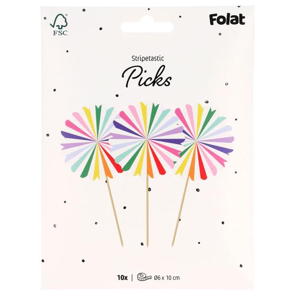 Partypicks Stripetastic 10-pak