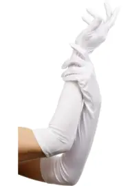 Hvide Lange Handsker