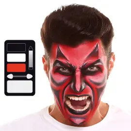 Halloween Dæmon Sminkesæt