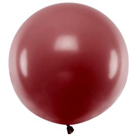 Stor Rund Latexballon Vinrød Pastel