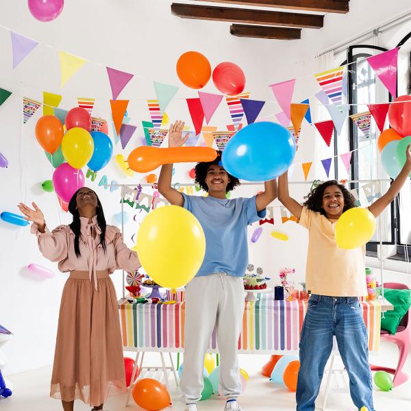 Ballonmix Forskellige Farver og Former Mat