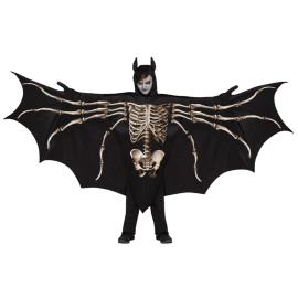 Flagermus Tunika med Hætte & Vinger til Børn