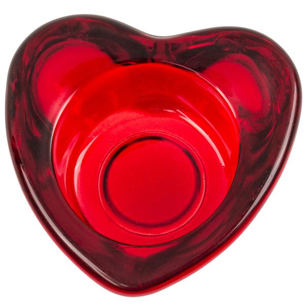 Fyrfadsstage Rødt Hjerte