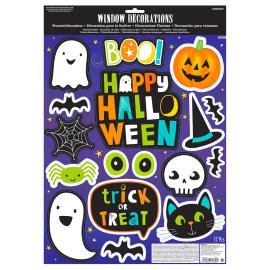 Halloween Friends Vinduesstickers