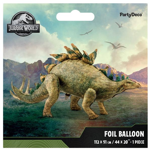 Jurassic World Stegosaurus Stående Ballon 112 x 51 cm