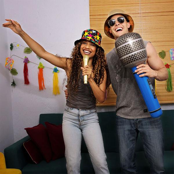 Legetøjsmikrofon Guld