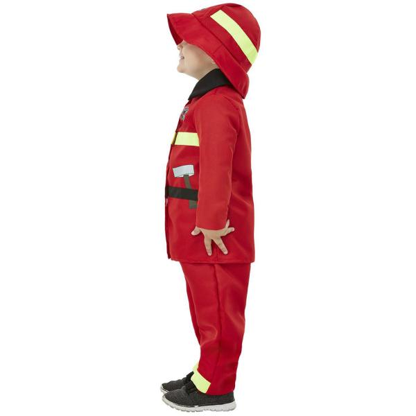 Rød Brandmandskostume Børn