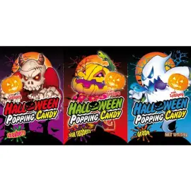Halloween Poppende Slik med Slikkepinde 3-pak