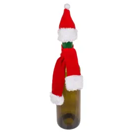 Bottle Cover Nissehue & Halstørklæde