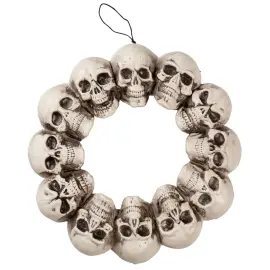 Halloween Dørkrans Dødningehoveder