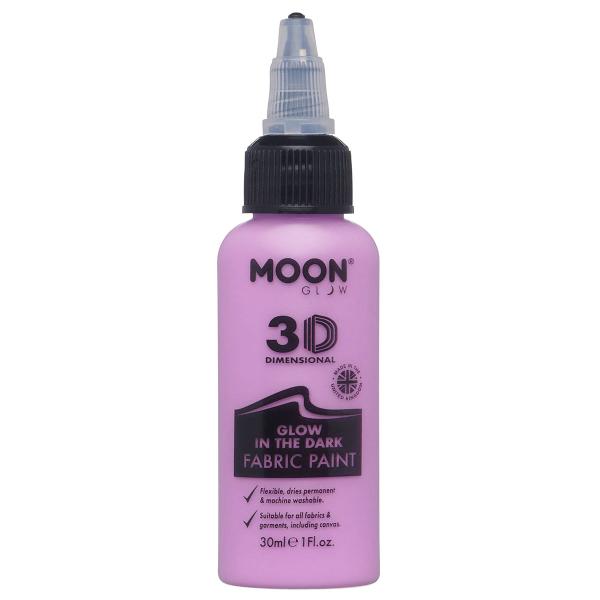 Moon Glow Selvlysende Tekstilfarve Lilla 30 ml