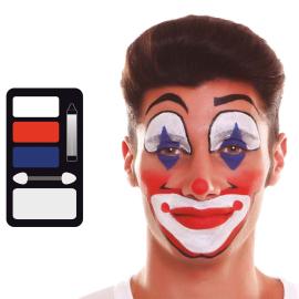 Klassisk Klovn Makeup Sæt