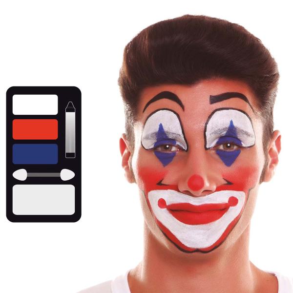 Klassisk Klovn Makeup Sæt