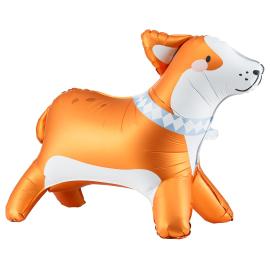 Vandrende Corgi Hund Folieballon & Hundekort