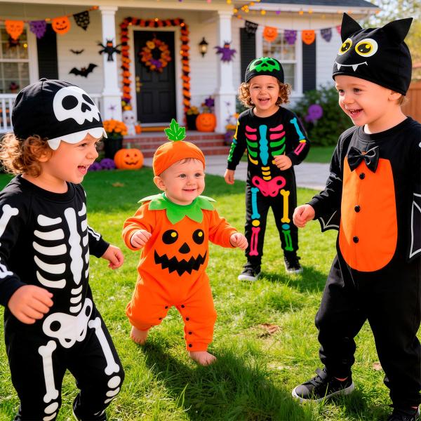 Kostume Skelet Baby