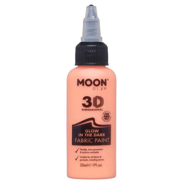 Moon Glow Selvlysende Tekstilfarve Orange 30 ml