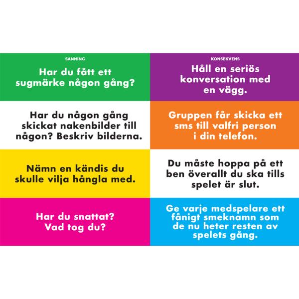 Sanning eller Konsekvens Kortspil 15+ år