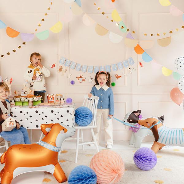 Vandrende Dachshund Folieballon & Hundekort