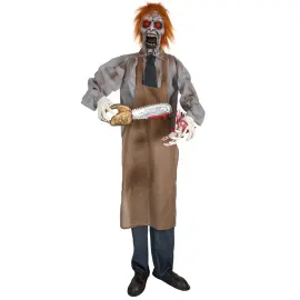 Stående Zombie med Motorsav