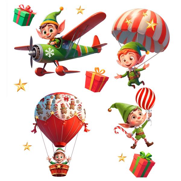 Vægklistermærker med Nisser 13-pak