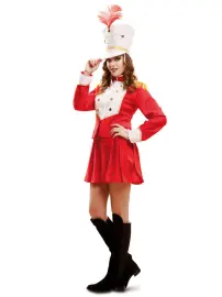 Rød Majorette Kostume