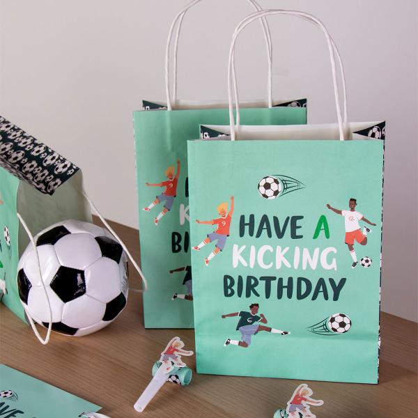 Gaveposer Fodbold Fødselsdagsfest 6-pak