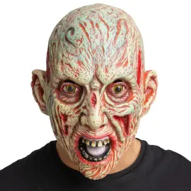 Latexmaske Brændt Mand