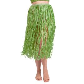 Grøn Hawaii Hula Nederdel 77 cm
