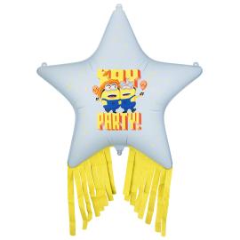 Minions Folieballon Stjerne med Frynser 72 cm
