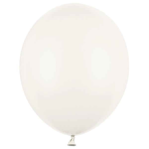 Stærke Balloner Elfenbenhvid Pastel 23 cm 100-pak