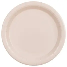 Paptallerkener Beige 23 cm 6-pak