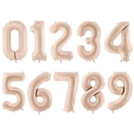Talballon Mørkebeige