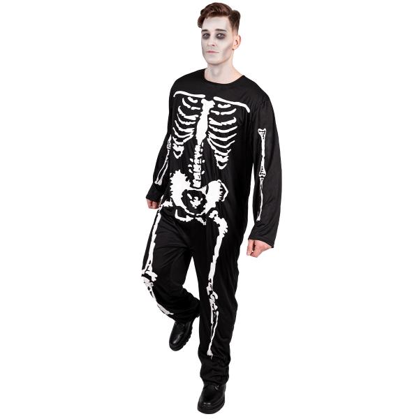 Skelet Sort Jumpsuit