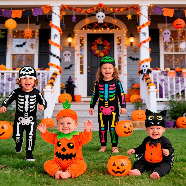 Kostume Skelet Baby
