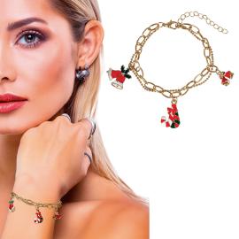 Armb&aring;nd med Julecharms