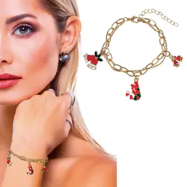 Armb&aring;nd med Julecharms