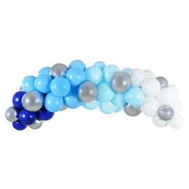 Ballonguirlande Kit Blå