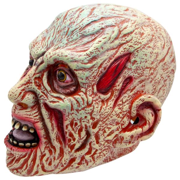 Latexmaske Brændt Mand