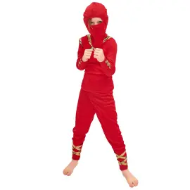 NInja Warrior R&oslash;d Kostume B&oslash;rn