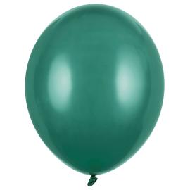 Stærke Balloner Flaskegrøn Pastel 30 cm 100-pak