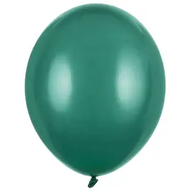 Stærke Balloner Flaskegrøn Pastel 23 cm 100-pak