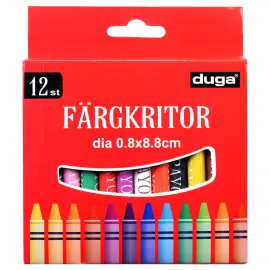 Farvekridt Mix 12-pak