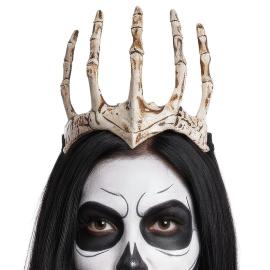 Pandeb&aring;nd Krone med Skeletfingre