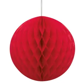 Hængende Honeycomb Bold Rød
