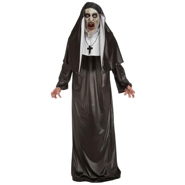 Skræmmende Nonne Kostume