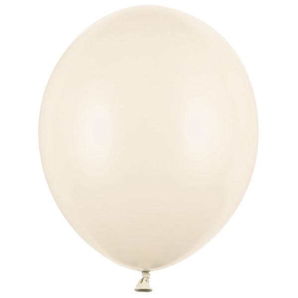 Stærke Balloner Lys Nude Pastel 30 cm 100-pak