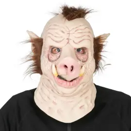 Latexmaske Vildsvin