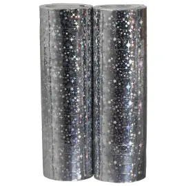 Serpentiner Holografisk/Sølv 2-pak
