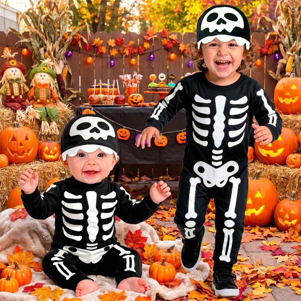 Kostume Skelet Baby